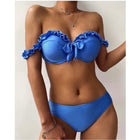 Rosalia Off Shoulder Ruffle Bikini