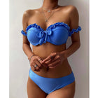 Rosalia Off Shoulder Ruffle Bikini